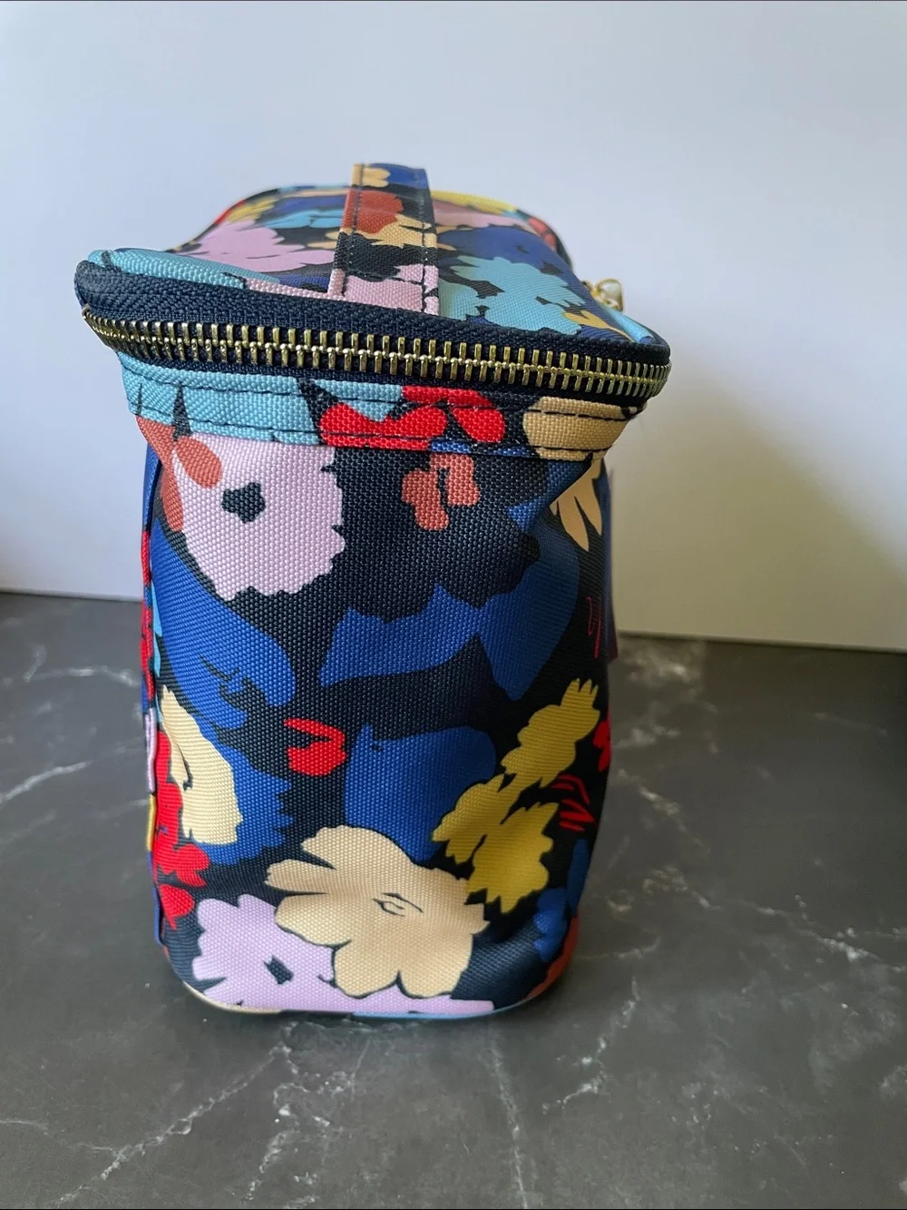 Kate Spade “Swing Flora” Insulated Soft Cooler Lunch Tote with Double Zipper